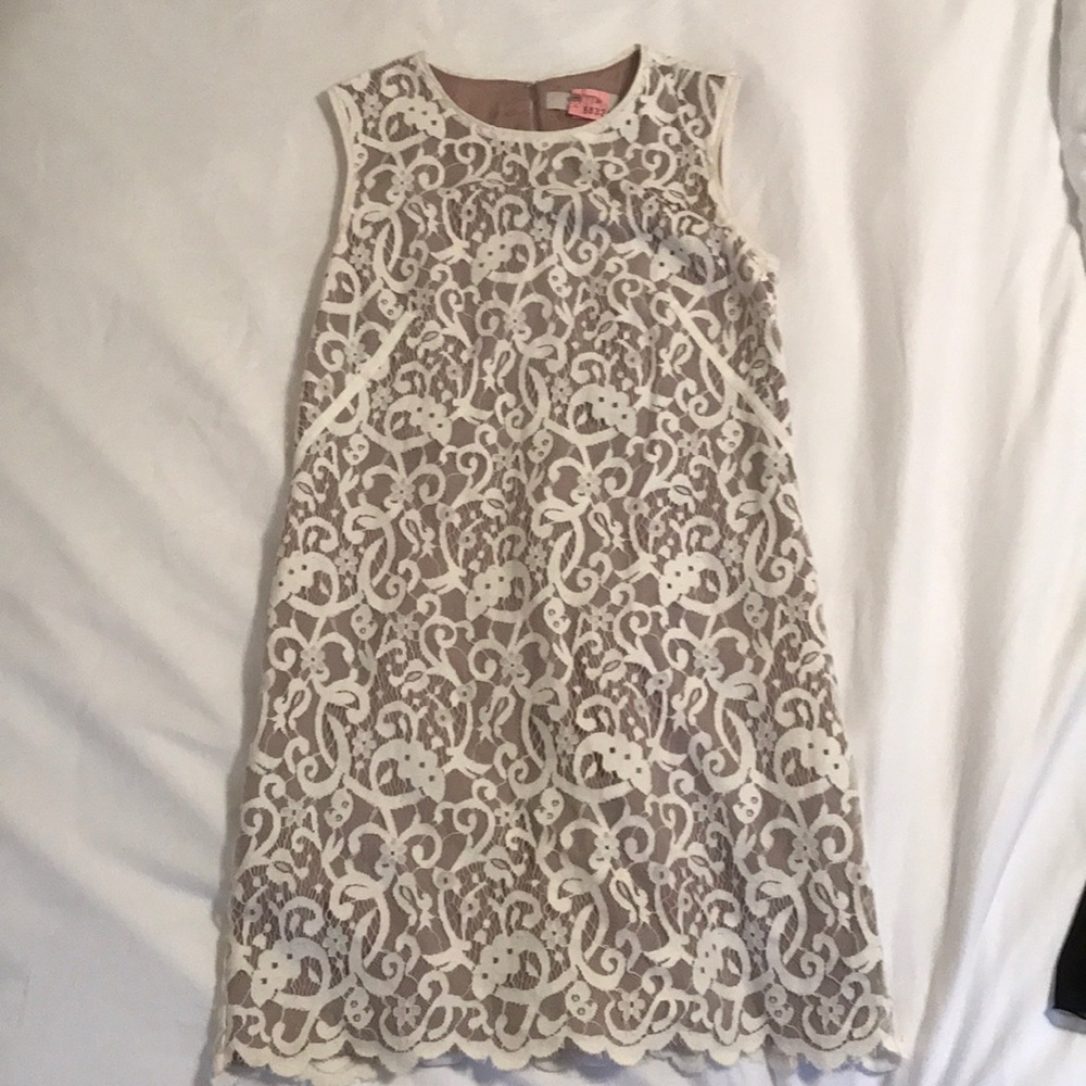 White lace dress!